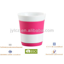 ceramic mug with silicone sleeve